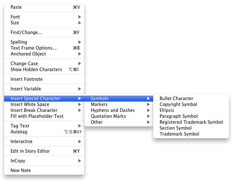 indesign intools menu key doesnt delete