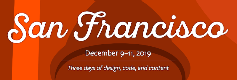 An Event Apart San Francisco 2019