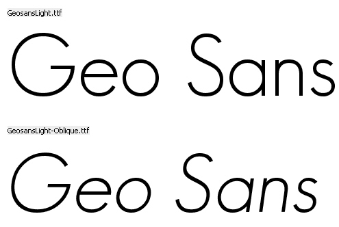 Geo Sans Light Freefont