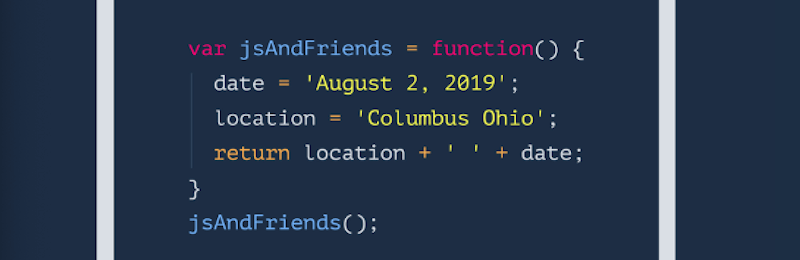 JavaScript and Friends Conference 2019