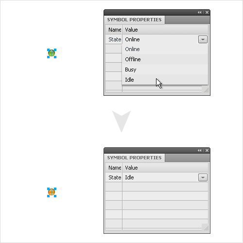 Create Symbol From States extension