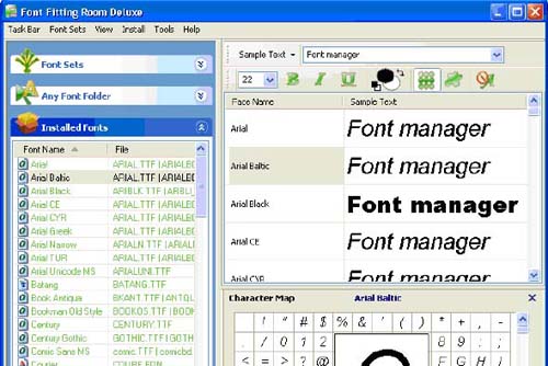 free fonts manager