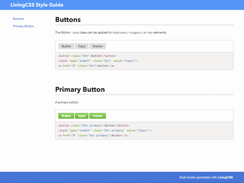 living css output