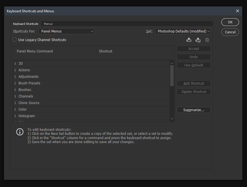 adobe illustrator keyboard shortcuts brush smaller