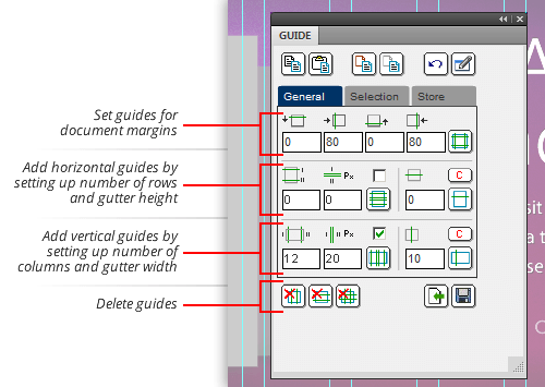 Guides Panel extension