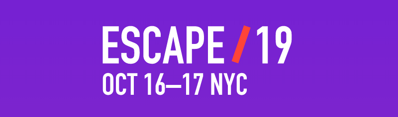 Escape Conference – the Multi-Cloud Conference 2019