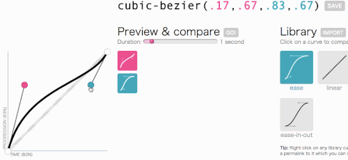 Reglarea curbei bezier cubice