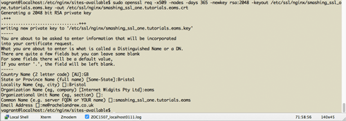 x509 generate pair key â€” And Varnish Smashing Magazine Everywhere HTTPS Nginx, With Apache