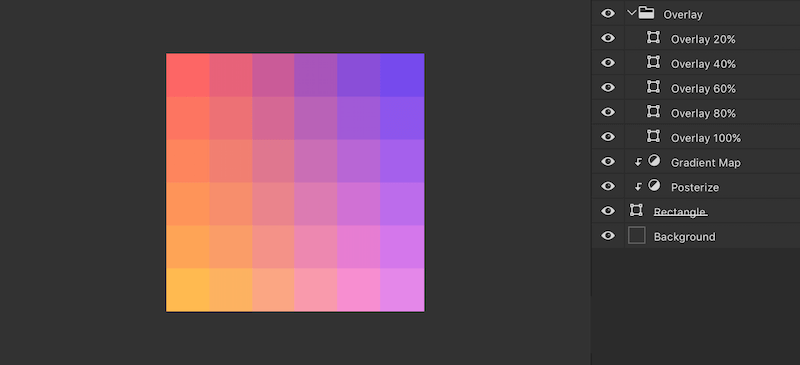 photoshop get color palette from image