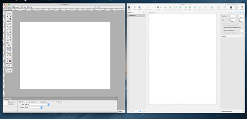 Fireworks’s canvas versus Sketch’s artboard