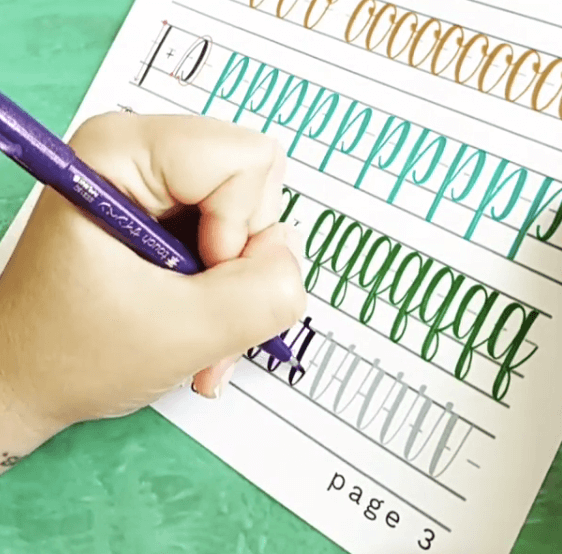 brush pen lettering tutorial