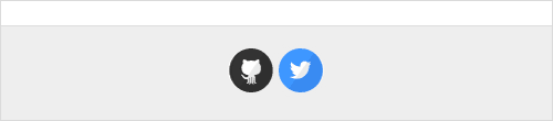 Example of SVG footer icons