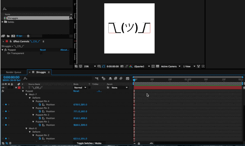 After Effects copy keyframes