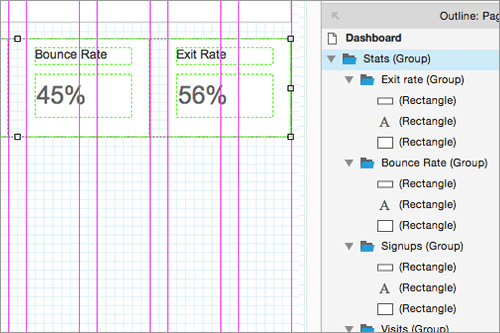 Axure 8 Groups