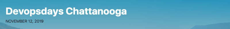 Devopsdays Chattanooga 2019
