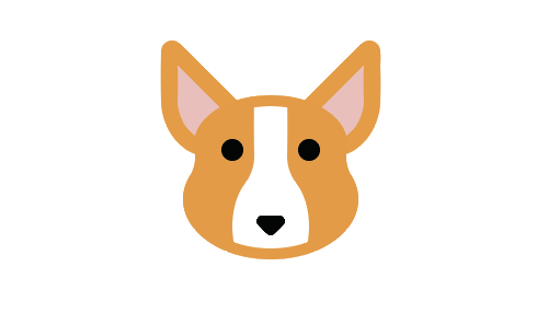 Corgi icon showing minimal details