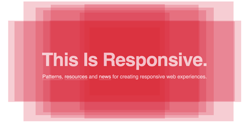 This Is Responsive, the excellent resource about responsive design by Brad Frost.