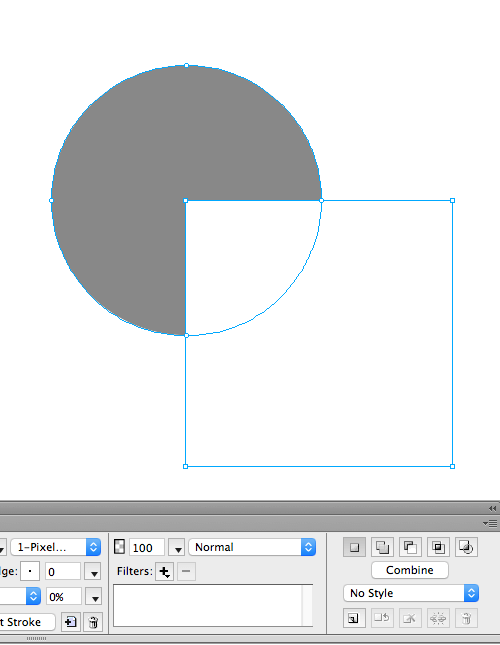 Fireworks’s Properties panel lets you edit compound shapes