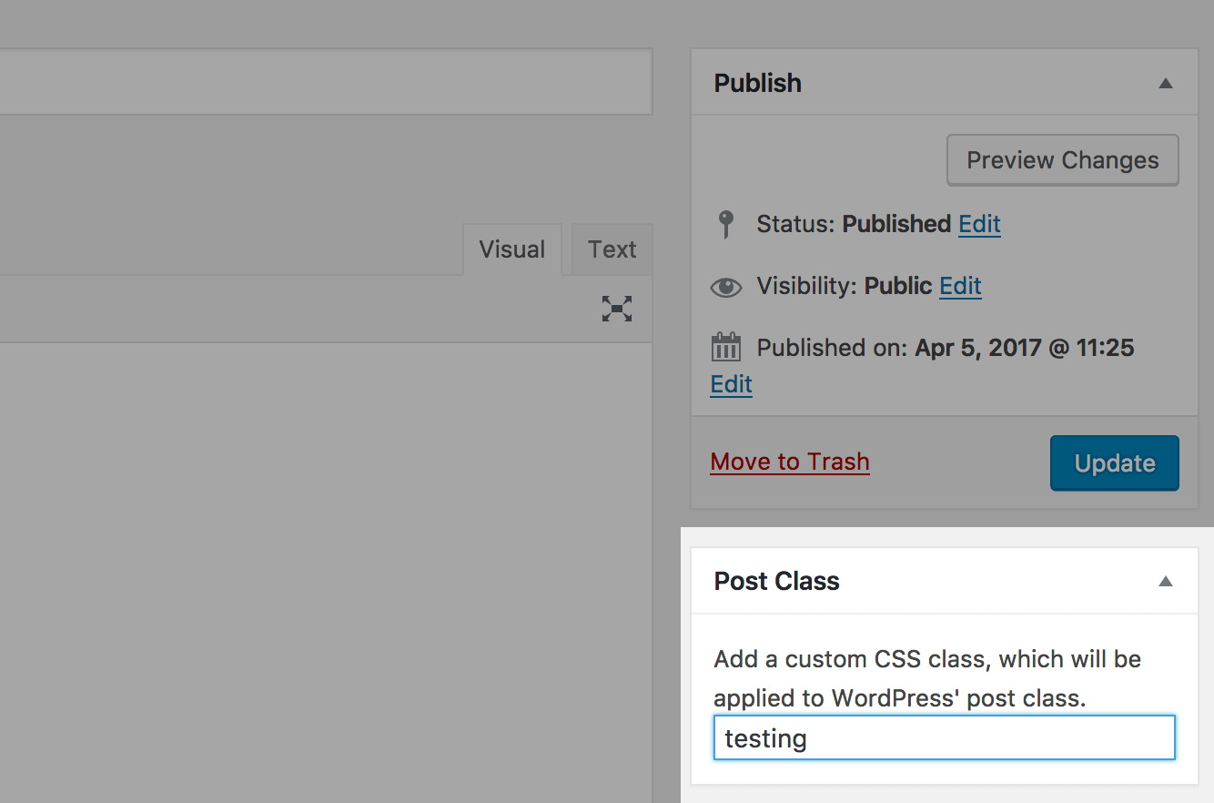 Wordpress add