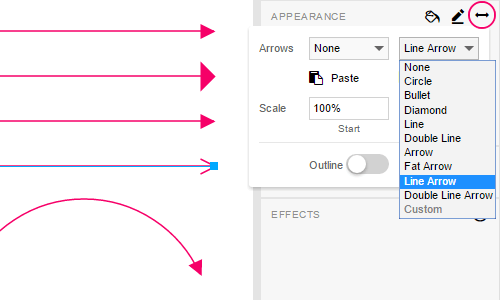 gravit designer make guide from path